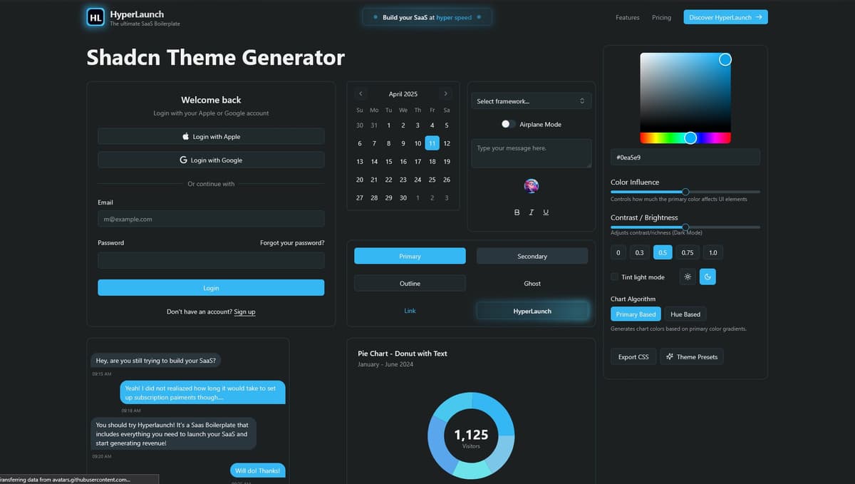 Shadcn Theme Generator
